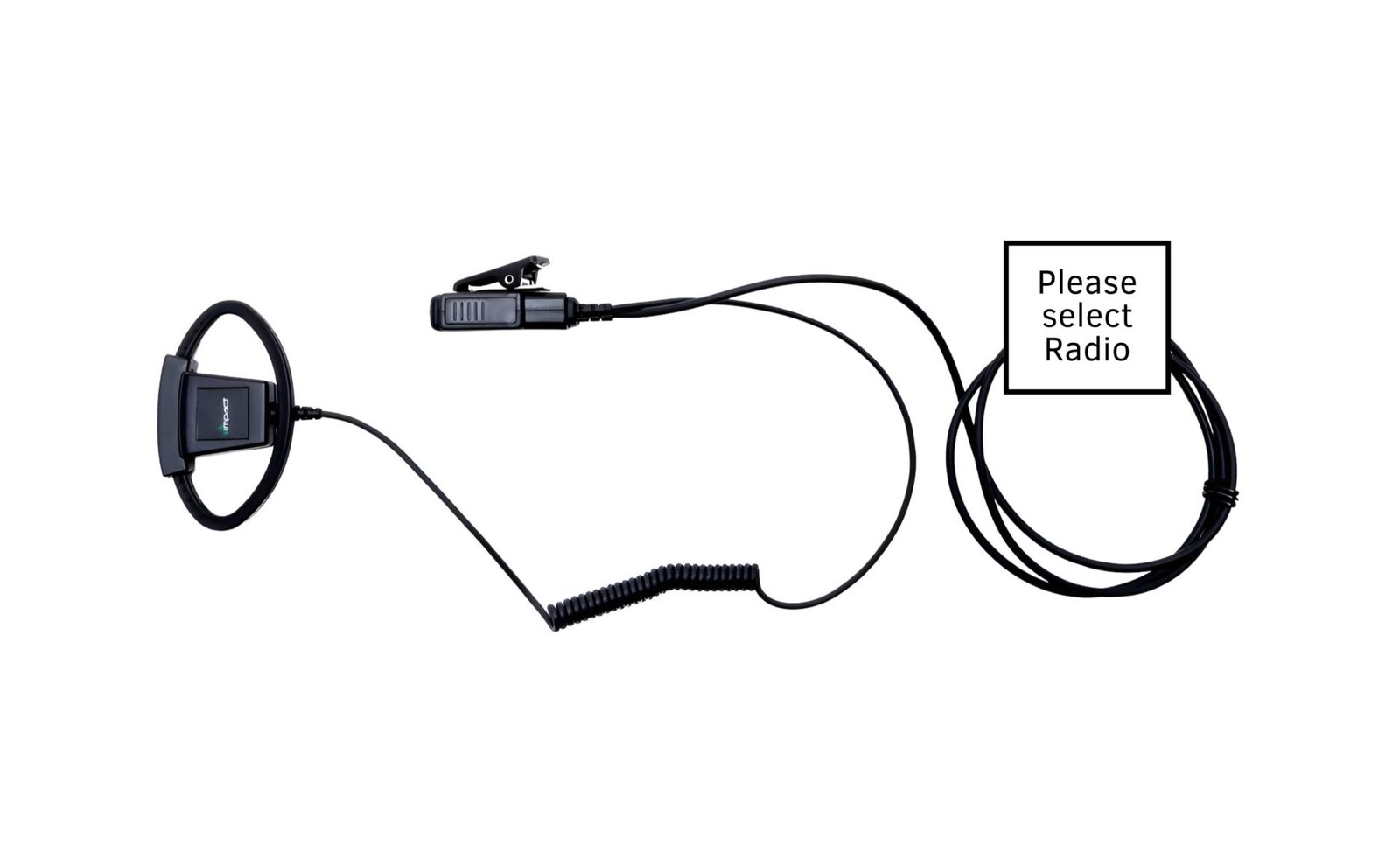 Impact Gold Series 1-Wire Surveillance Kit Hardwired with D-Shape Earpiece for Two-Way Radio Impact Gold Series 1-Wire Surveillance Kit Hardwired with D-Shape Earpiece for Two-Way Radio - Image 2