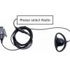 Impact Gold Series 2-Wire Surveillance Kit Hardwired with D-Shape Earpiece for Two-Way Radio Impact Gold Series 2 Wire Surveillance Kit G2W D2 HW 2