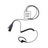 Impact Platinum Series 1-Wire Surveillance Kit for Two-Way Radio with Ear Hook w/ In-Ear Bud Impact Surveillance wire kit