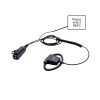 Impact Platinum Series 1-Wire Surveillance Kit for Two-Way Radio with Adjustable D-Shaped Ear Hanger Impact Surveillance Earpiece