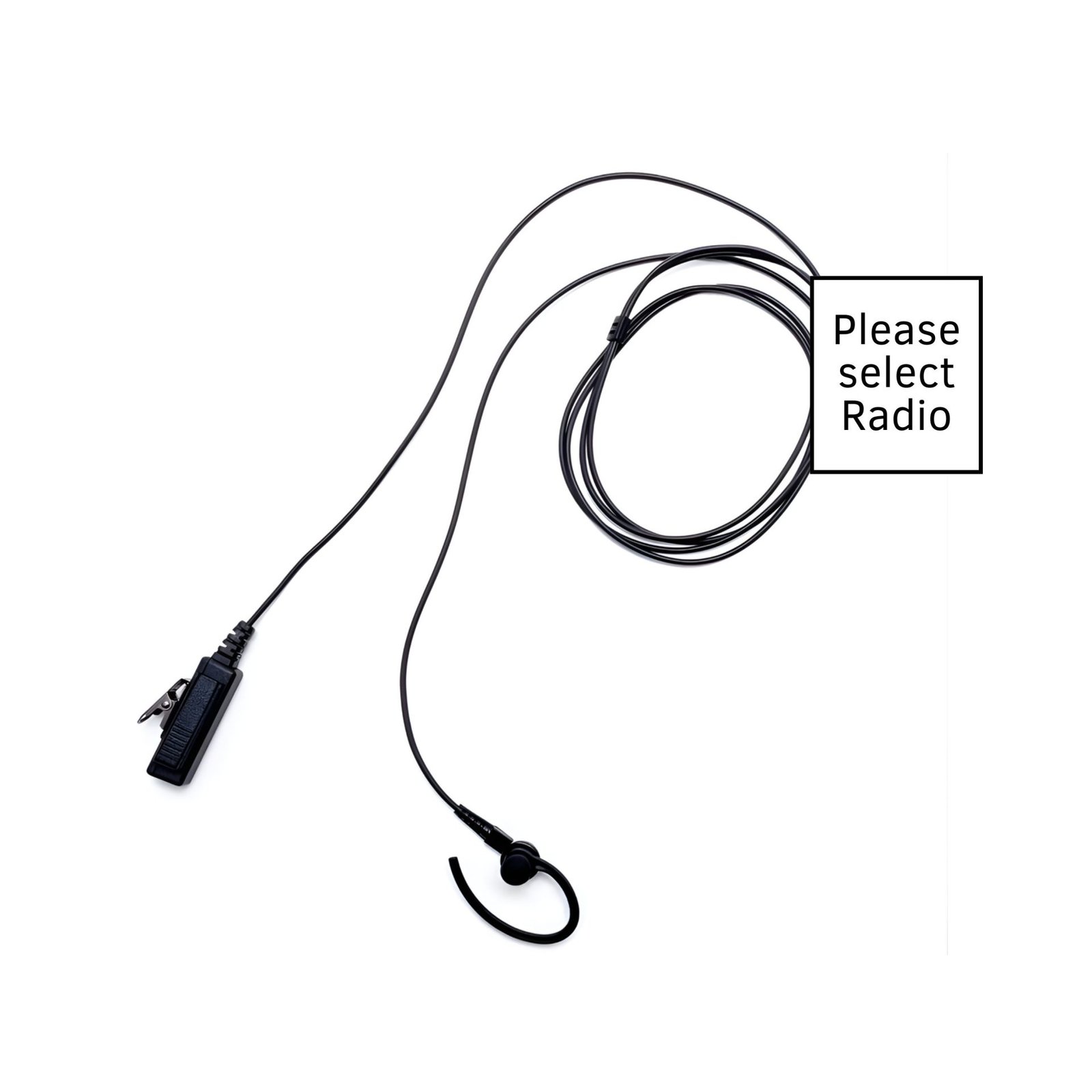 Impact Platinum Series 2-Wire Surveillance Kit for Two-Way Radio with Ear Hook w/ In-Ear Bud Impact Platinum Series 2-Wire Surveillance Kit for Two-Way Radio with Ear Hook w/ In-Ear Bud - Image 4