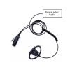 Impact Platinum Series Noise Cancelling 1-Wire Surveillance Kit for Two-Way Radio with Adjustable D-Shaped Ear Hanger Impact surveillance kit