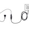 Impact Silver Series 1 Wire Surveillance Kit Hardwired with Earbud for Two Way Radio 2