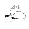 Impact Silver Series 1-Wire Surveillance Kit Hardwired with Acoustic Tube for Two-Way Radio Impact surveillance kit