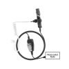 N2W 1 Wire Acoustic Tube earpiece w inline PTTMic Surgical Tubing with UV Protection