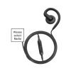 N2W 1 Wire Swivel Slim earpiece w/ inline SlimPTT/Mic N2W earpiece