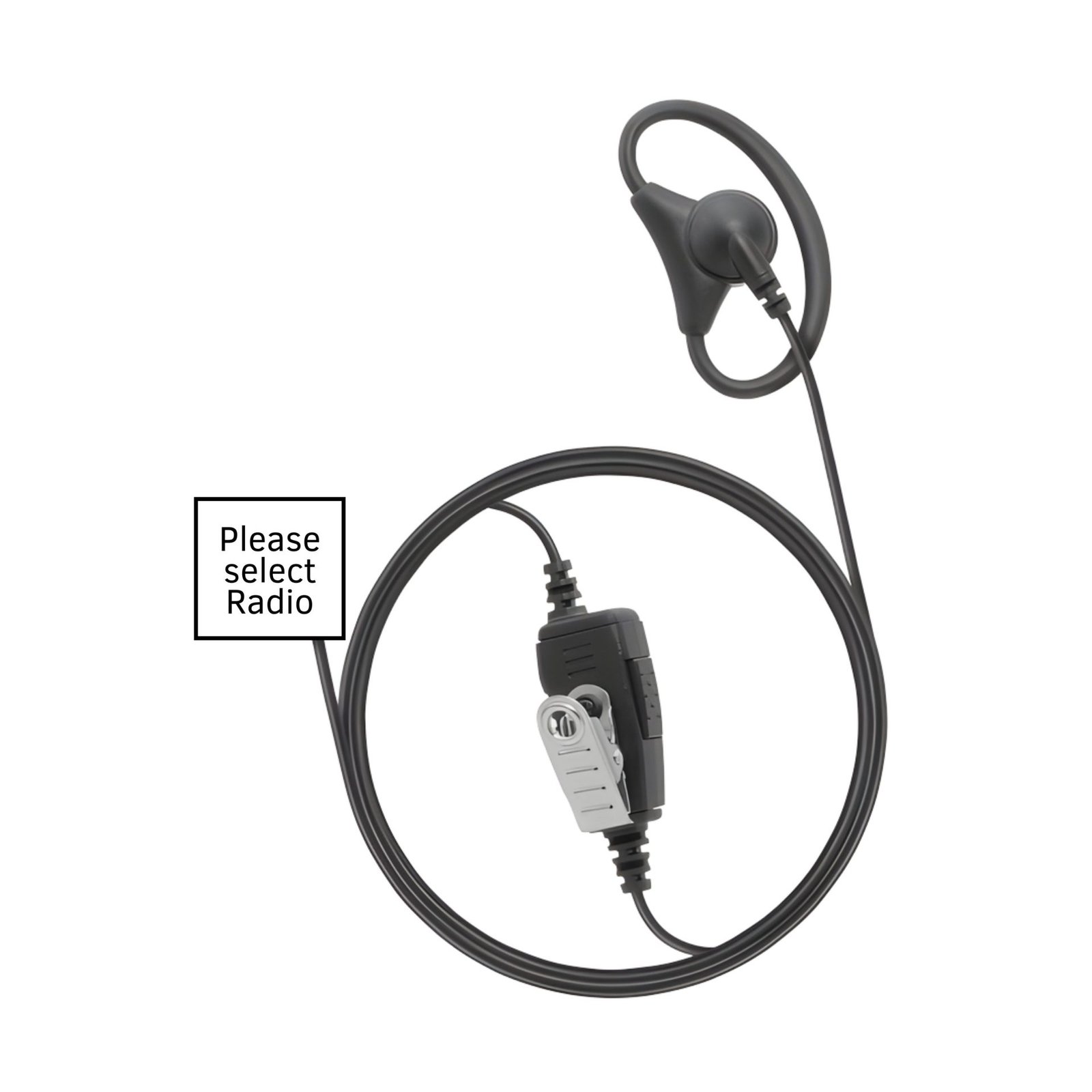 N2W Adjustable D-Ring – 1 Wire N2W earpiece