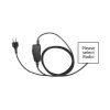 N2W SnapLock Base - Braided Fiber Cloth - 1 Wire Earpiece N2W SnapLock Base Braided Fiber Cloth 1 Wire Earpiece