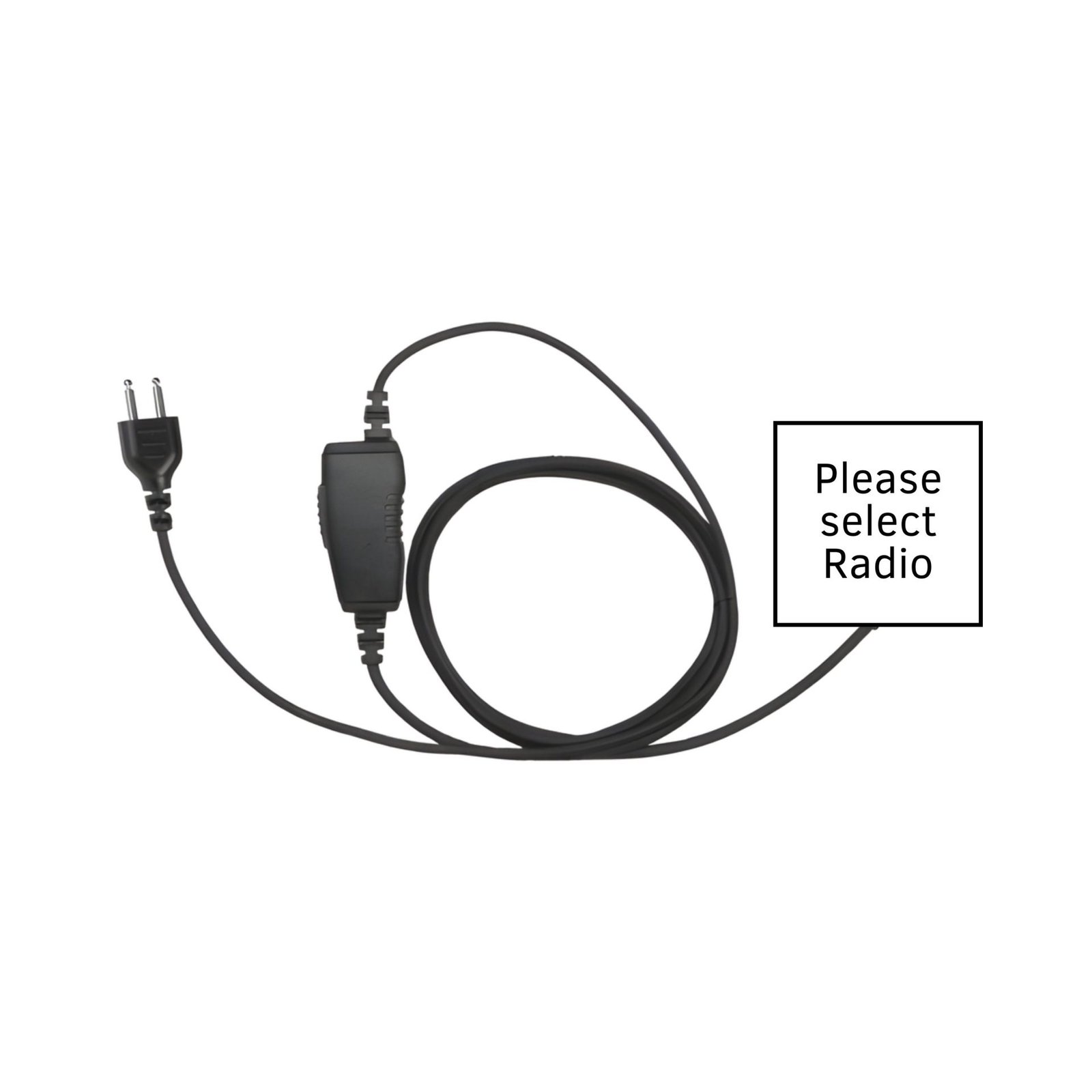 N2W SnapLock Base - Braided Fiber Cloth - 1 Wire Earpiece N2W SnapLock Base - Braided Fiber Cloth - 1 Wire Earpiece - Image 2