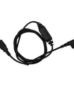 Programming cable for portable radios accessory for two way radio