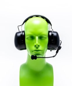 Over the Head Double Muff Noise Attenuation Headset with Replaceable Cable Sold Separately