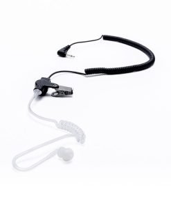 Impact Platinum Series Single-Pin Listen-Only Earpiece for Two-Way Radio Speaker Mic with Quick Disconnect Acoustic Tube