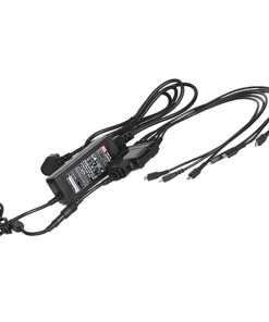 Hytera black power adapter charger accessory for two way radio