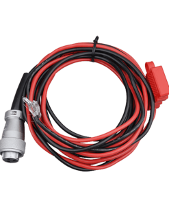 Hytera red and black Power Cord charger accessory for two way radio