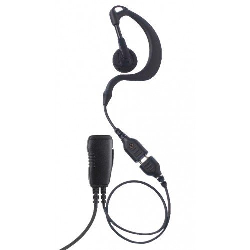 N2W SnapLock Base - Braided Fiber Cloth - 2 Wire - Noise Cancelling N2W SnapLock Base - Braided Fiber Cloth - 2 Wire earpiece accessory for two way radio