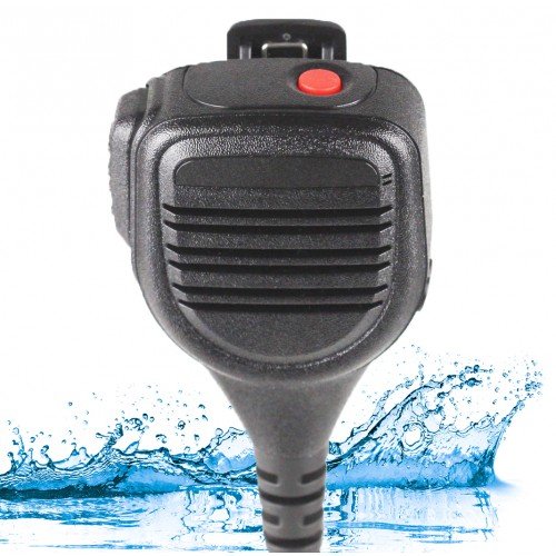 N2W Heavy Duty, IP67 Water & Dust Proof, With Emergency Button N2W shoulder microphone accessory for two way radio