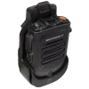 Motorola RLN6562B Operational Critical Wireless Remote Speaker Microphone with Dual Unit Charger RLN6562 front with holster 700x 300x300 1