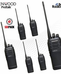 Kenwood NX-P1302NUK Digital Analog 64CH 2W UHF 2-Way Radio 6-Pack