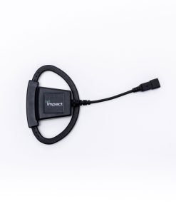 Impact Adjustable Rubber D-Shaped Ear Hanger for D-1 Gold Series Ear Option and Listen-Only Surveillance Kits