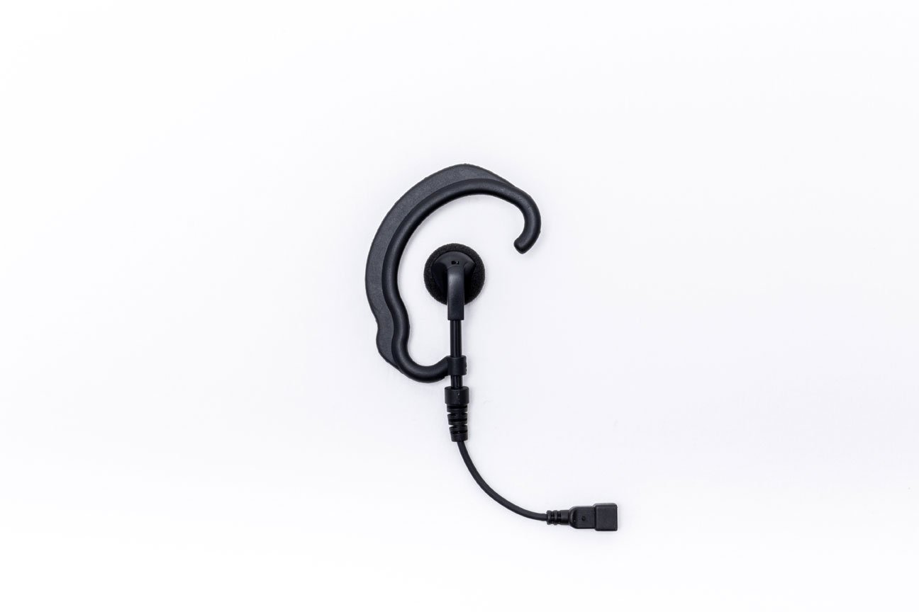 Impact Rubber Hook and Adjustable Earbud for Gold Series Listen-Only Surveillance Kits Impact Rubber Hook and Adjustable Earbud for Gold Series Listen-Only Surveillance Kits