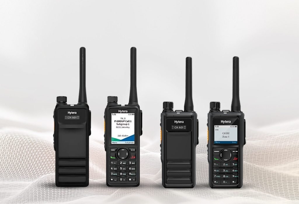 hytera hp6 and hp7 series two way radios black